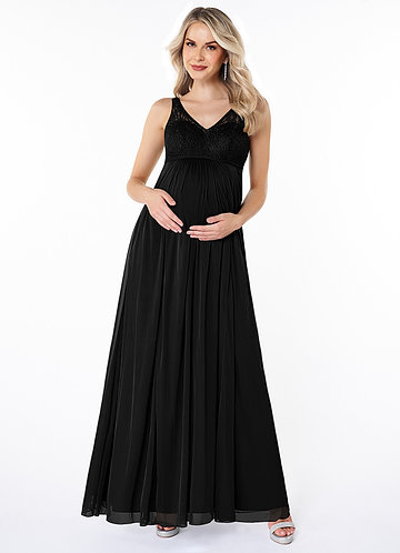 Black maternity outlet bridesmaid dress