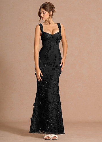 Black Sequin & Sparkly Dresses | Azazie CA
