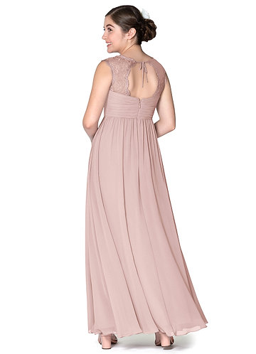 Dusty Rose / Floor Length Bridesmaid Dresses | Azazie