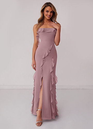 Pink Chiffon Bridesmaid Dresses David s Bridal