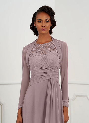 front Azazie Bijpassende Kleur Shyann Mesh Wrap