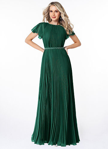 Azazie Kara Vestidos de dama de honor modestos  image1