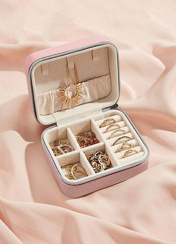 front PU Travel Jewelry Box