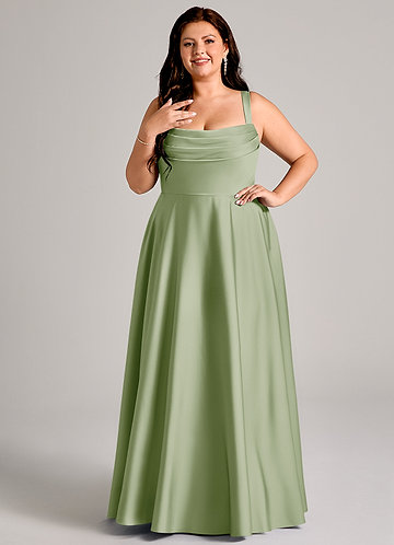 slim fit dress slacks CINDERELLA DIVINE 7484C Plus Size Draped Corset Satin Gown with High S –  The Gown Galleria