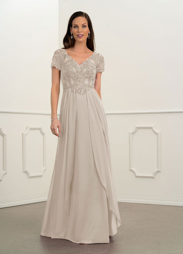 taupe colored mother of the bride dresses