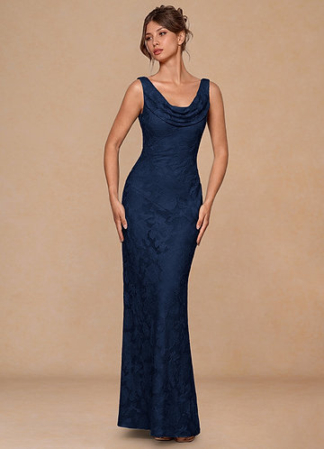 Galenia Navy Maxi Dress image1