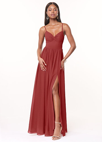 Rust colored hot sale formal dresses