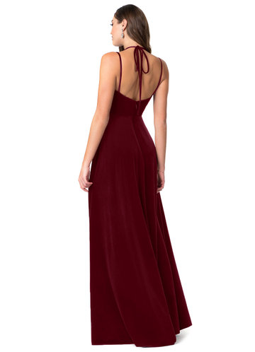 back_Azazie Sora Velvet Dress