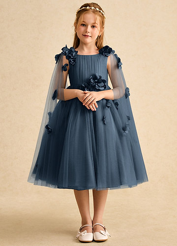 Azazie Staria Klänningar för brudeflicka Klä Balklänning i Tyll Rynkad image1