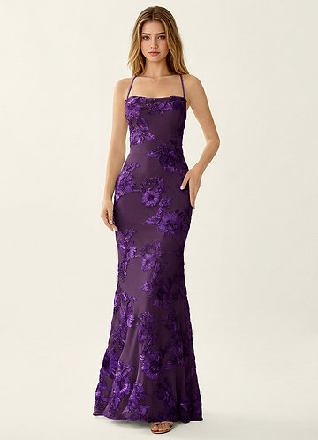 sachin and babi light blue dress Purple Homecoming Dresses