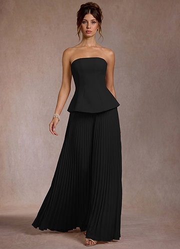 Coraline Black Bandeau Jumpsuit image1