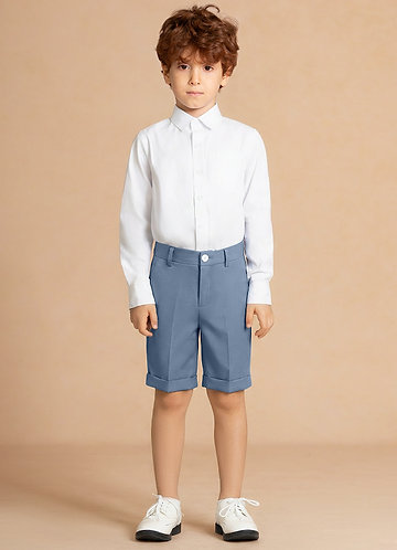 front Finn Azul Polvoriento Pantalones cortos de niño