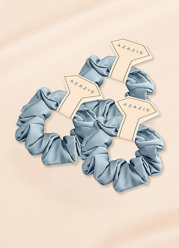 front Bridesmaid Stretch Satin Regular Size Scrunchies