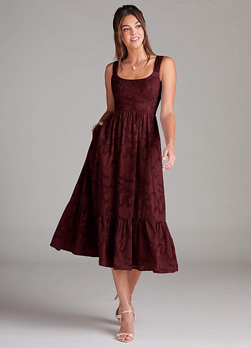 Cabernet Midi Or Knee Length Bridesmaid Dresses | Azazie Cabernet Midi Or Knee Length Bridesmaid Dresses | Azazie
