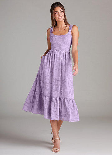 Alissa Lilac Midi Dress image1