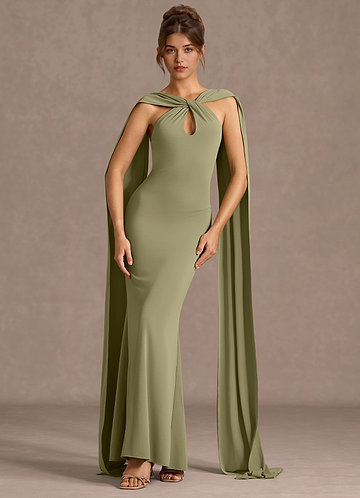 Quenelle Bean Green Maxi Dress image1