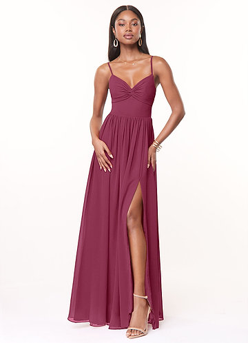 Purple and red bridesmaid 2024 dresses