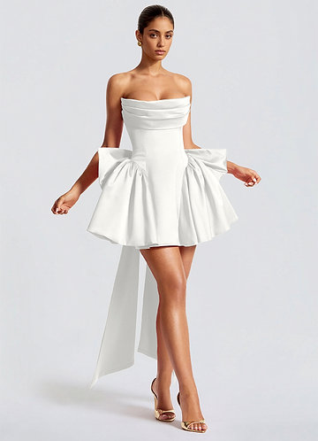 Robe Courte Blanc Hebe image1