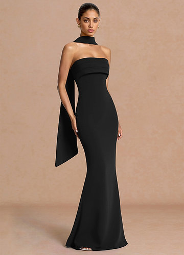 strapless mini dress black Ella Mini Semi-Formal Cocktail & Homecoming Dress – Lady Black Tie