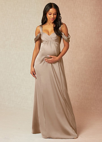 2 piece bridesmaid dress Halter Boho Rustic Modern Two Piece Wedding Dress main image 0