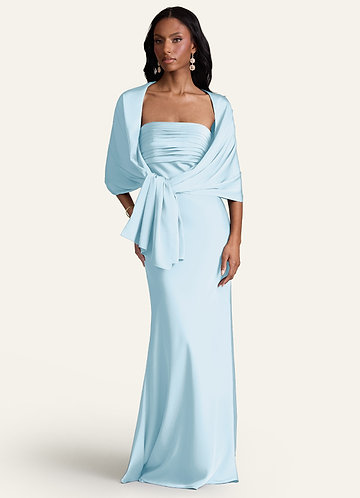 light blue shawl for dress ASTR Viona Dress main image 1