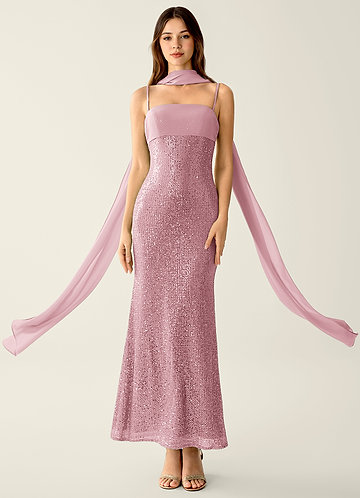 Celestina Vaalea Pinkki Paljettikorsetti-merenneito-tanssiaismekko image1