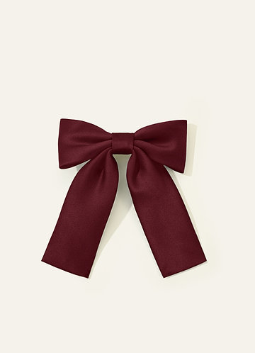 front Ensemble de pinces à cheveux avec nœud en satin pour filles