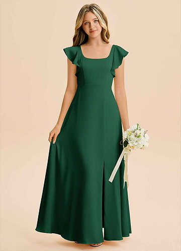 green dress for juniors Juniors' Dresses Halter 5 Green and White Polkadots All