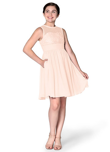 azazie pearl pink