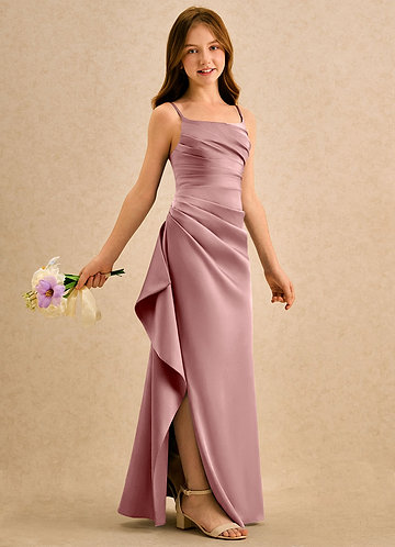 Dusty Rose Junior Bridesmaid Dresses | Azazie Dusty Rose Junior Bridesmaid Dresses | Azazie