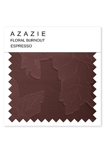 front Espresso Floral Burnout Swatch