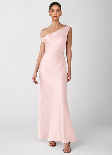 strapless open back dress Bella Bardot Maxi Dress With Thigh Split And Train main image 1