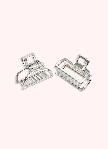 front Metal Claw Clips Set