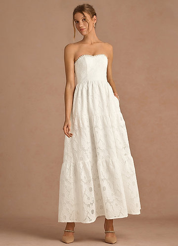 Élise White Maxi Dress image1