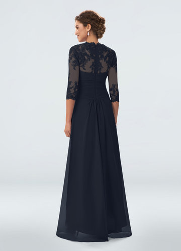 dark navy mother of the bride dresses