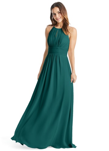 Peacock Feather Bridesmaid Dress