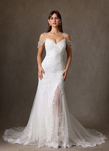 Azazie Saskia Wedding Dress front