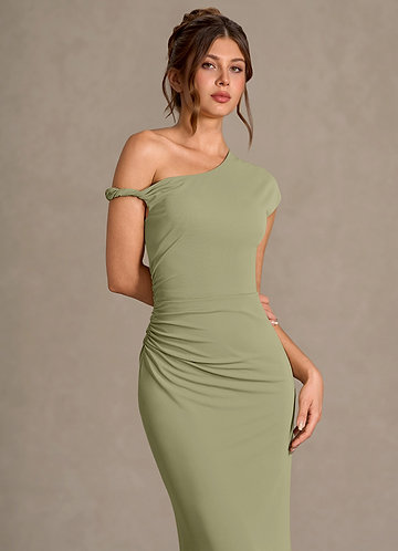 Heliora Bean Green Maxi Dress image1