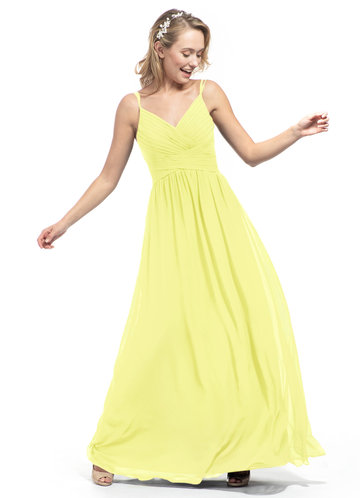 canary yellow mother of the bride dresses