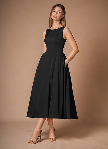 Abito Midi Nero Casey image1