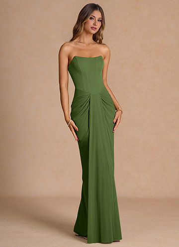 Anais Olive Maxi Dress image1