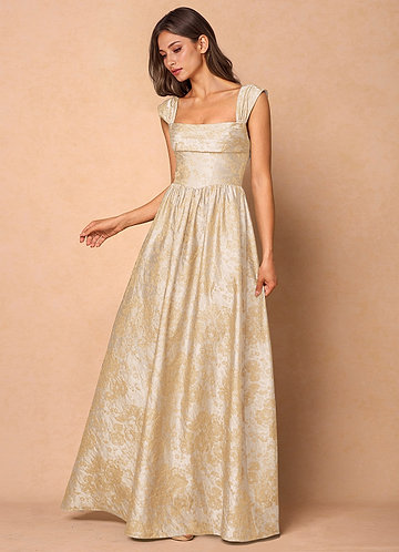 Runa Vintage Champagne Maxi Dress image1