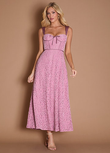Ambra Mauve Rose Maxi Dress image1