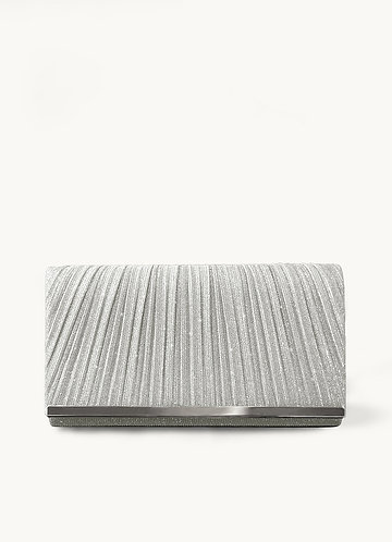 front Pleats Elegant Clutch Bag