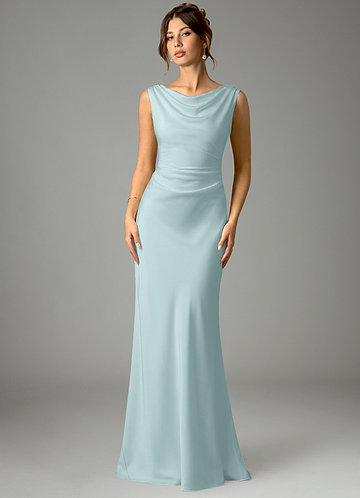 heather colour bridesmaid dresses Heather Grey Donna Morgan Bridesmaid Dresses