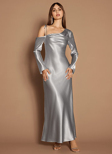 Alessandra Silver Maxi Dress image1 0