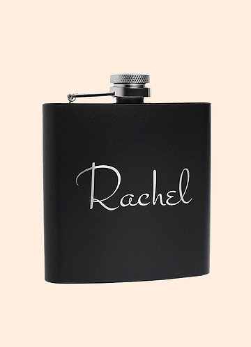 front Personalized Flasks For Bridesmaid Gifts