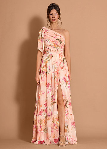 Liliana Abstract Bouquet Floral Maxi Dress image1