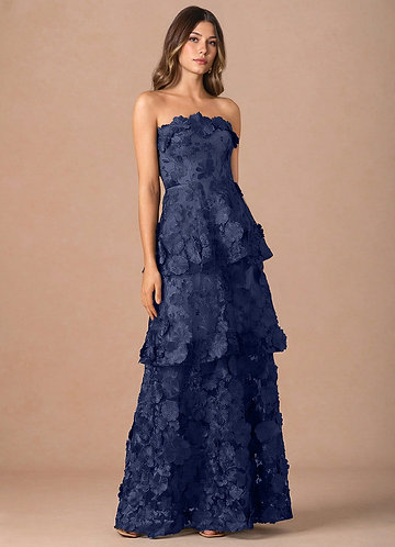 Patricia Dark Navy Maxi Dress image1