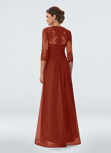 rust mother of the bride dresses
